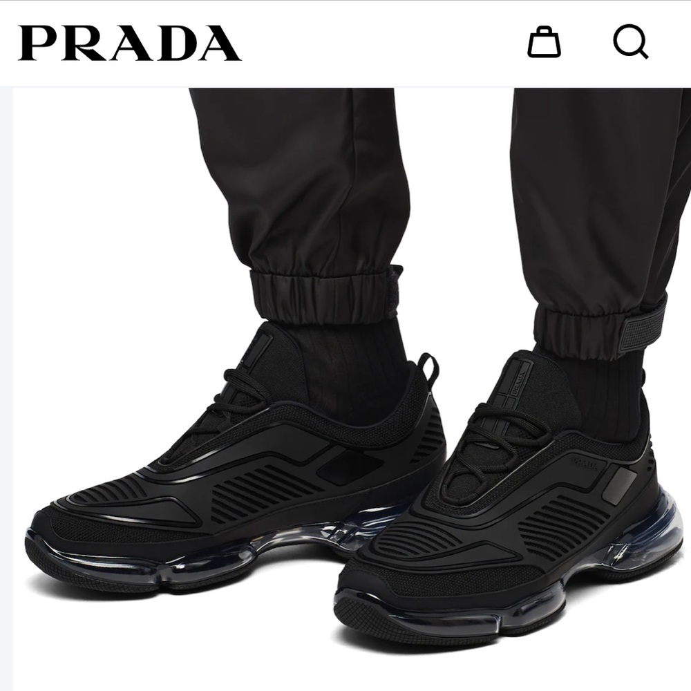 Prada Cloudbust Air Technical Fabric Sneakers